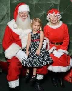 Santa's lap