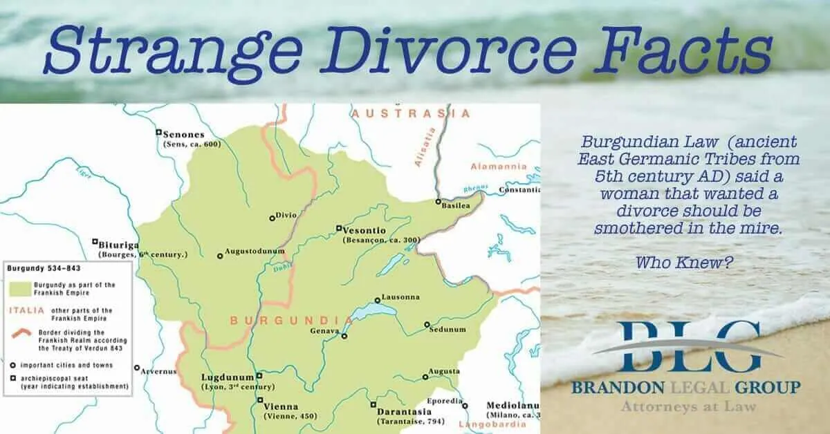 Strange divorce facts Brandon Legal Group 