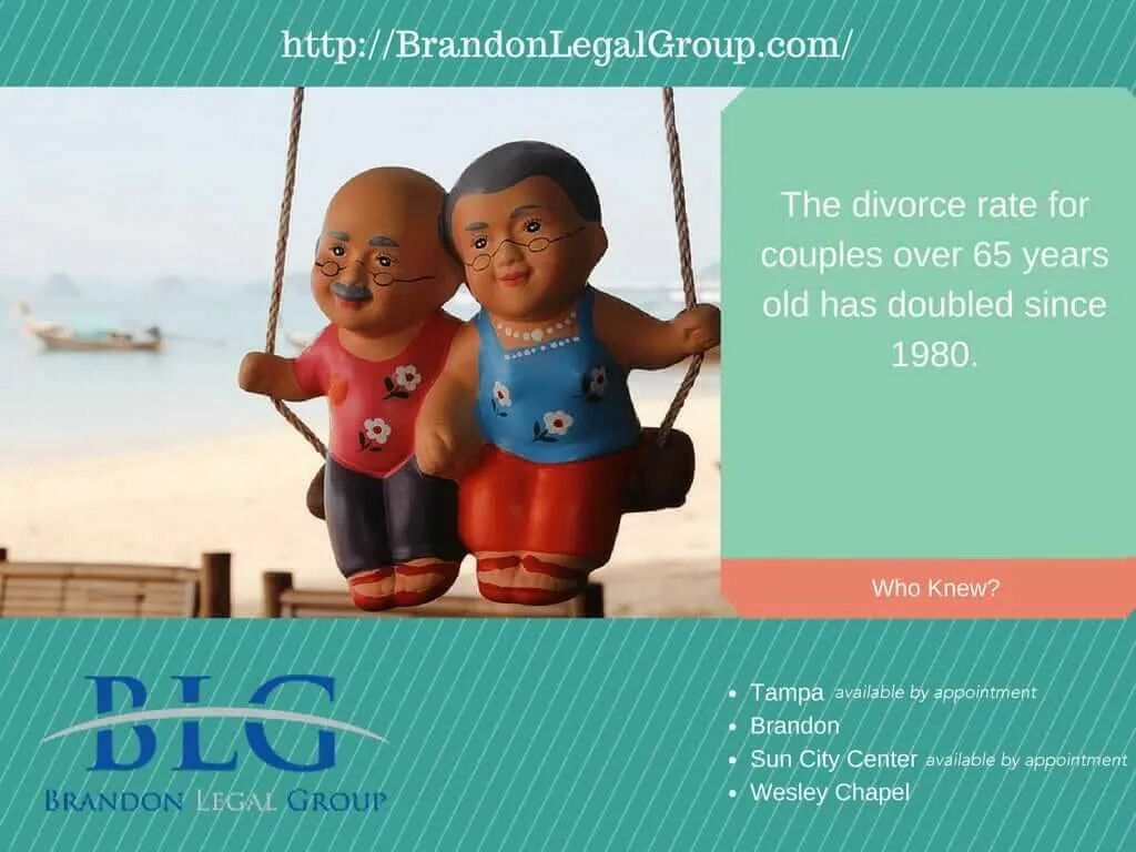 Divorce for older couples Brandon Legal Group 