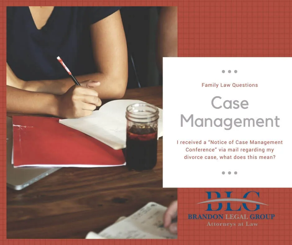 Divorce Case Management Conference