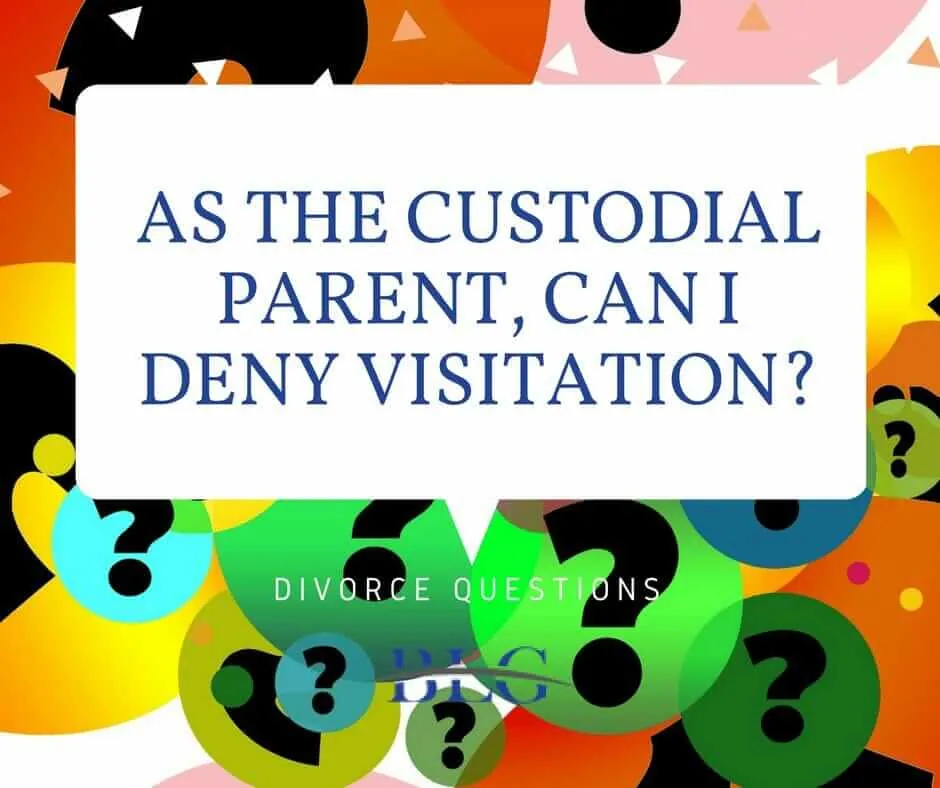custodial parent rights and visitation