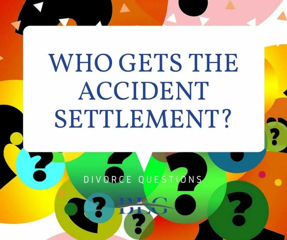 Will my ex-spouse get my accident settlement