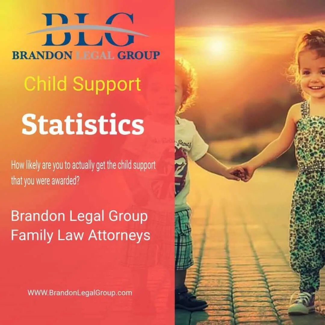 odds of receiving Child Support Brandon Legal Group