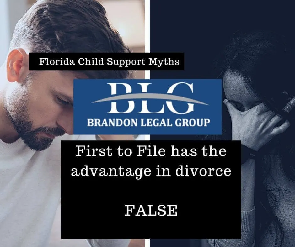 ` filing divorce first