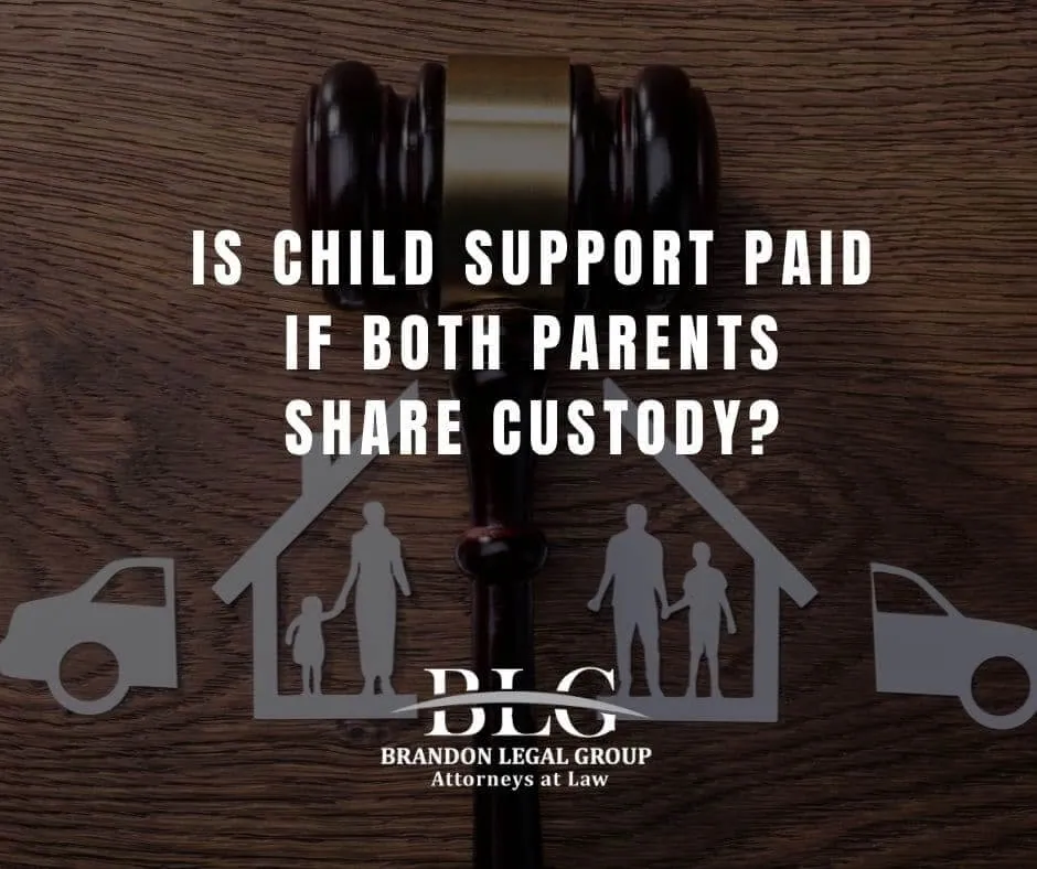 Is child support paid if both parents share custody?