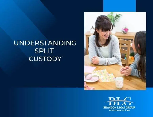 Legal definition of split custody