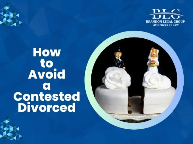 How To Avoid A Contested Divorce 1