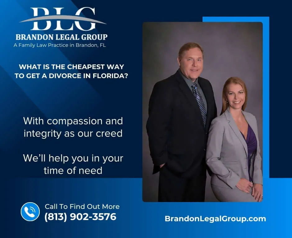 what is the cheapest way to get a divorce in florida?