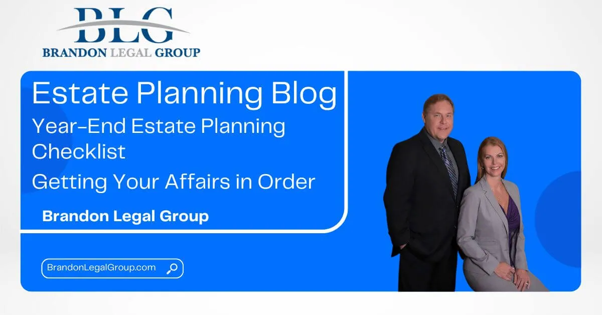 year end estate planning checklist
