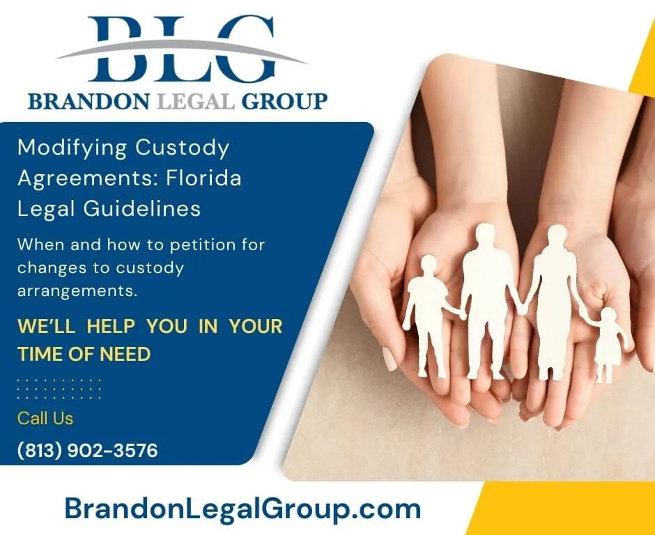 modifying custody agreements florida legal guidelines