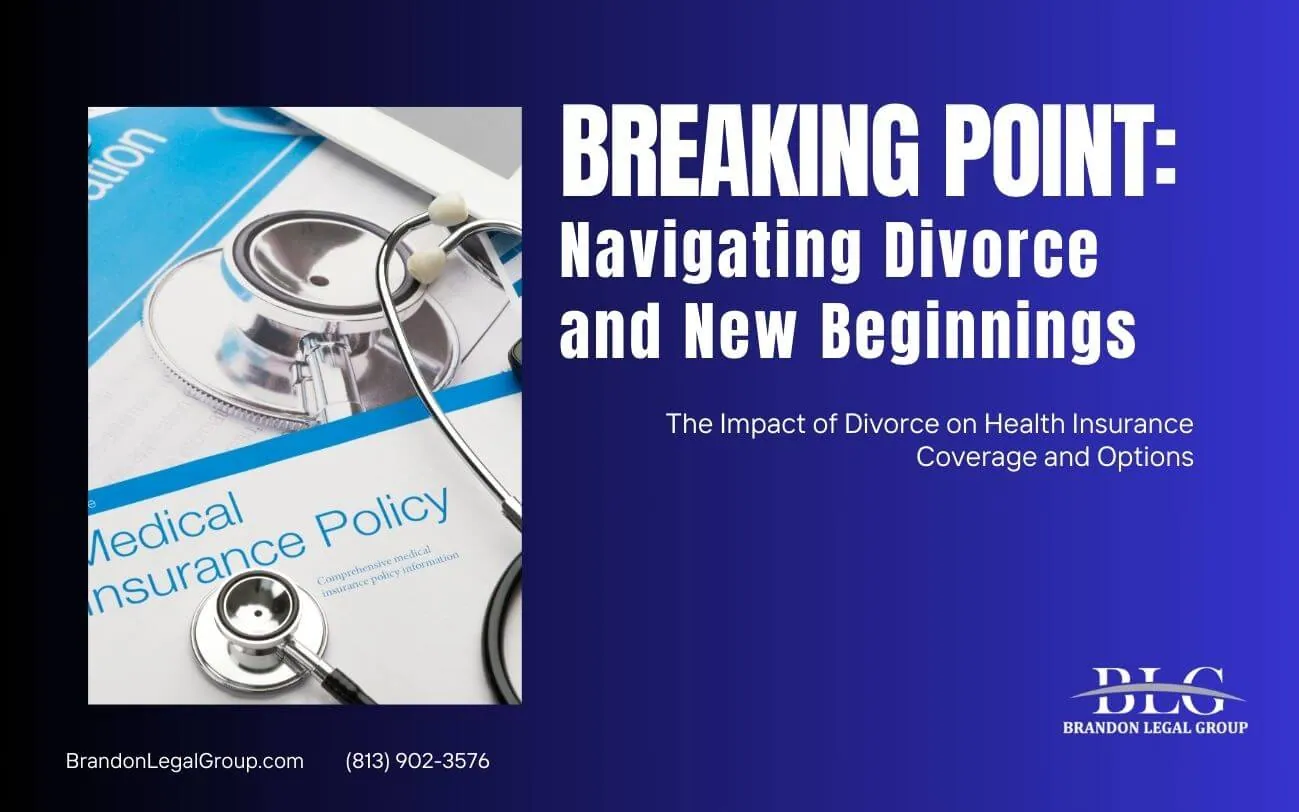 impact of divorce on health insurance coverage and options