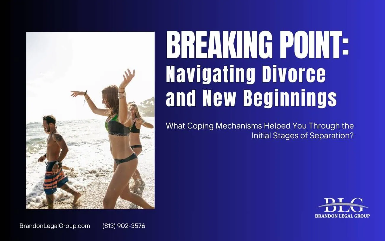 27.what coping mechanisms helped you through the initial stages of separation