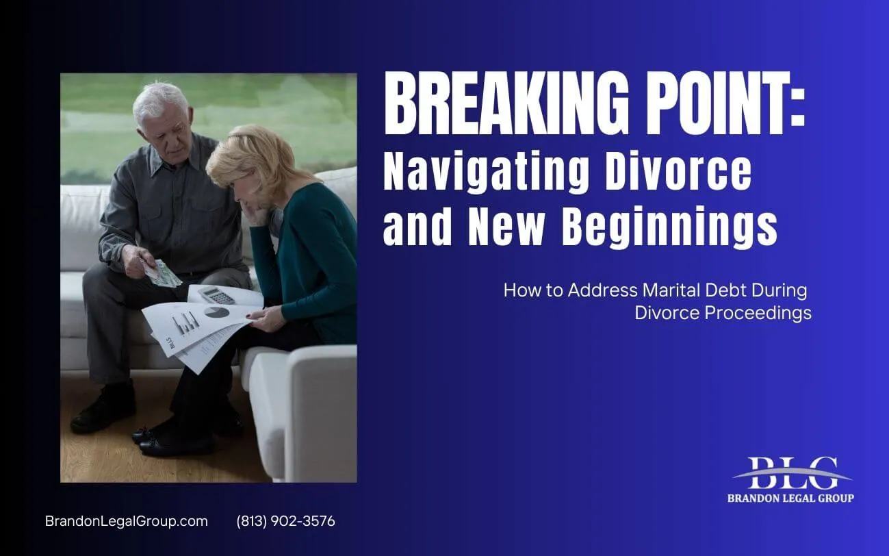 40.how to address marital debt during divorce proceedings