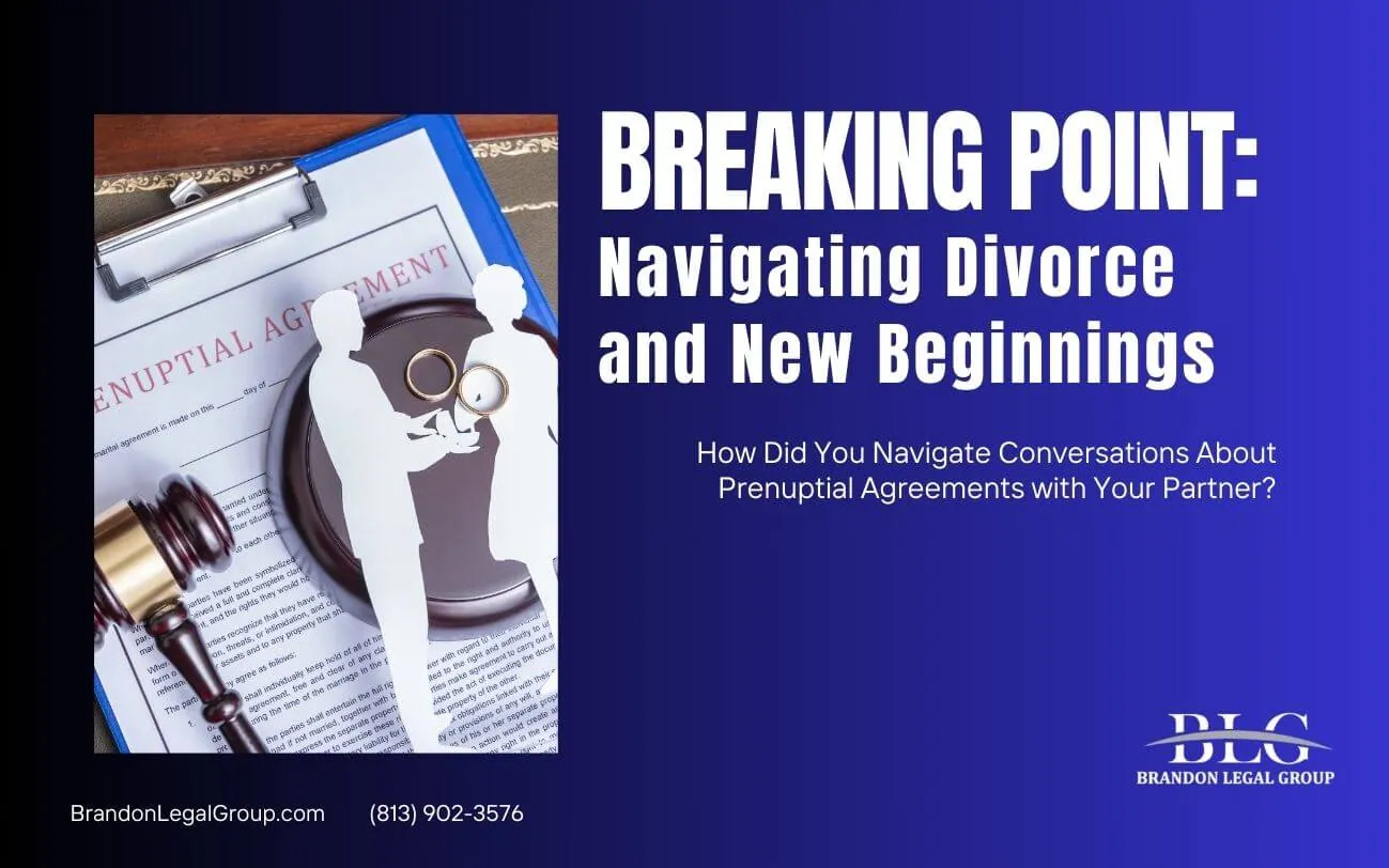 how did you navigate conversations about prenuptial agreements with your partner