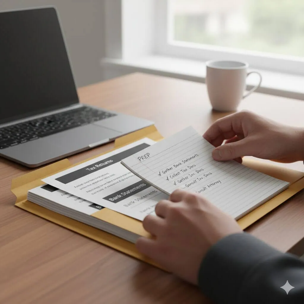 legal separation checklist