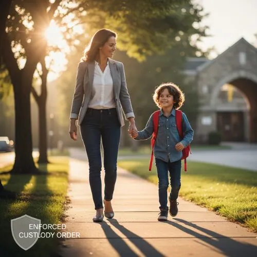 parent exercising court-ordered parental decision-making rights