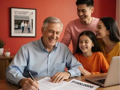 business owner planning family estate after $15m tax free business sale