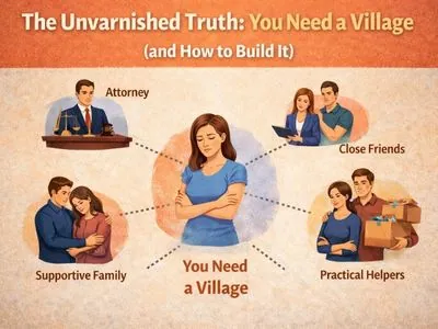 divorce requires a village