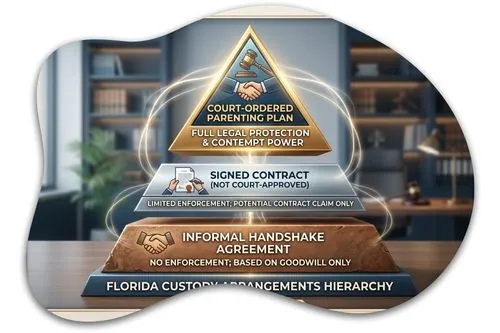 hierarchy of timesharing custody agreements