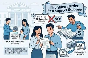 the silent order, retroactive child support