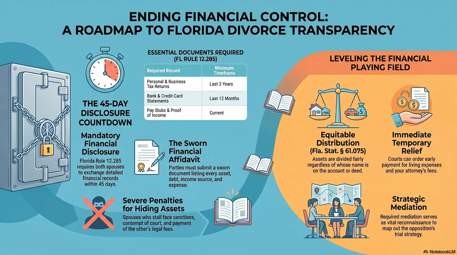 florida divorce disclosure roadmap