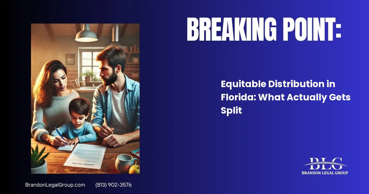 Equitable Distribution in Florida: What Actually Gets Split