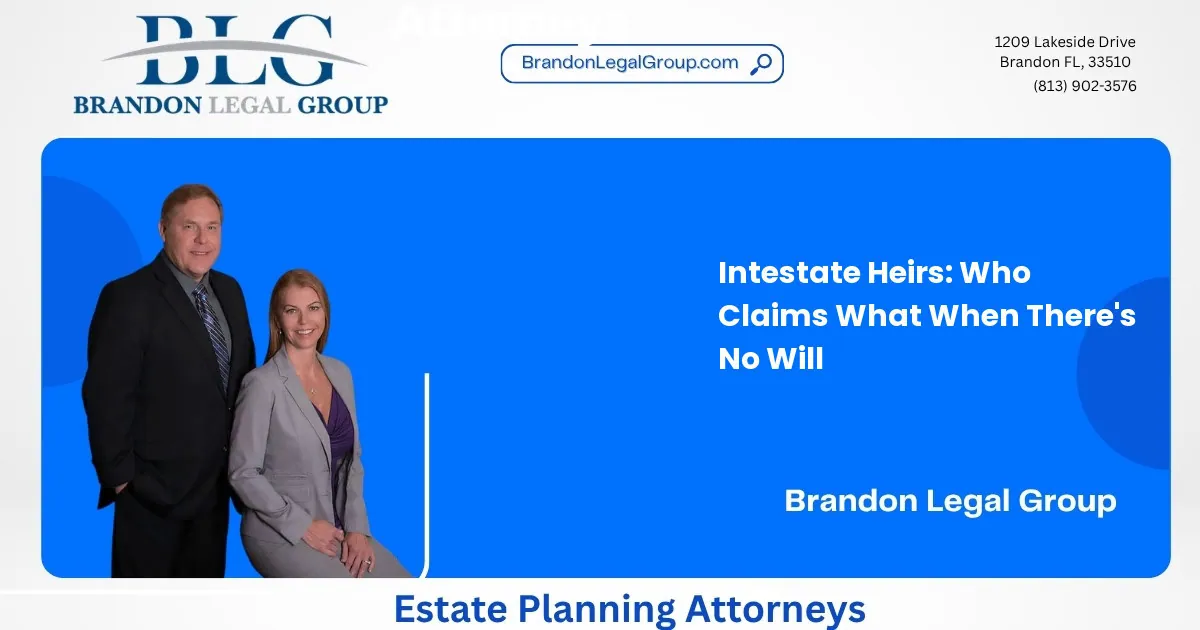Intestate Heirs: Who Claims What When There's No Will