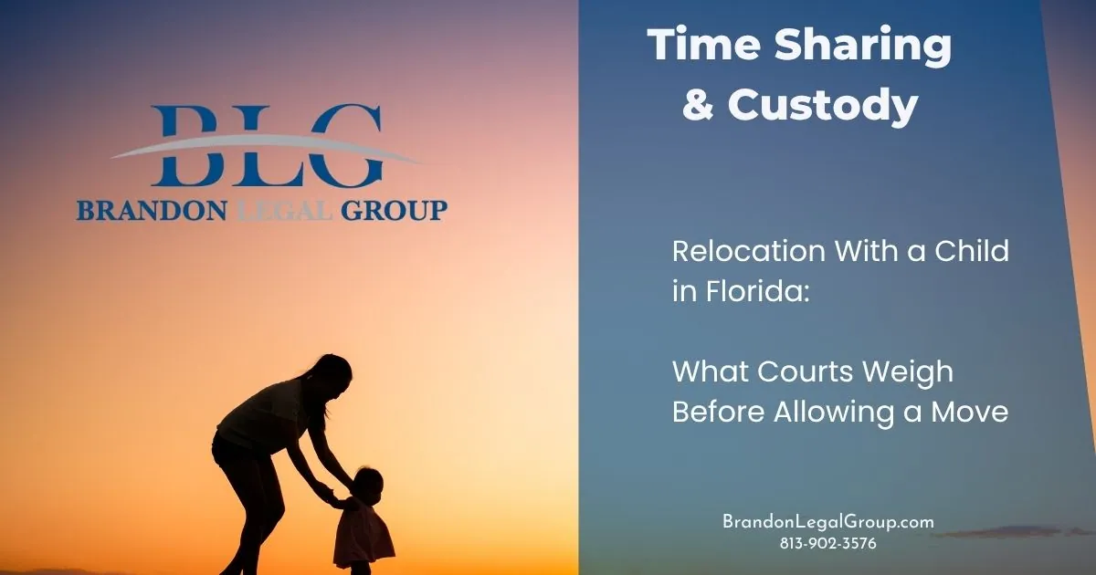 relocation with a child in florida 