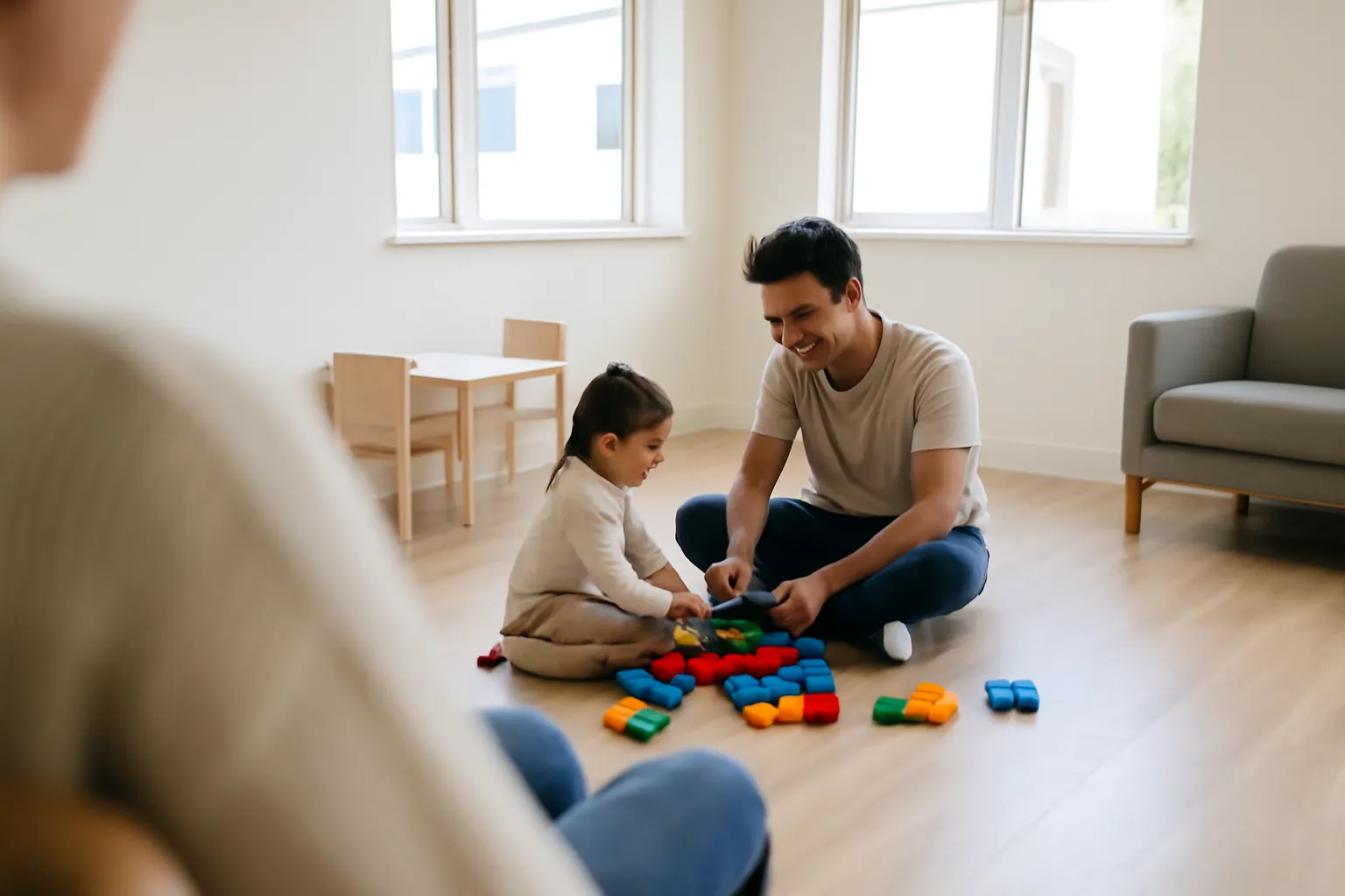Court-ordered supervised visitation for child safety