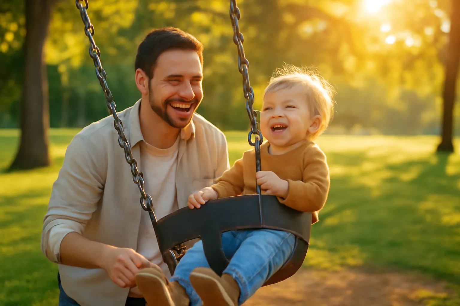 Father securing his legal parenting rights