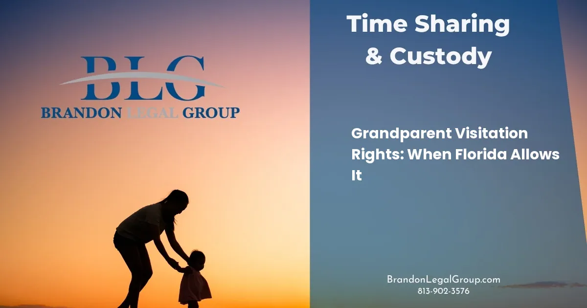 Grandparent Visitation Rights: When Florida Allows It