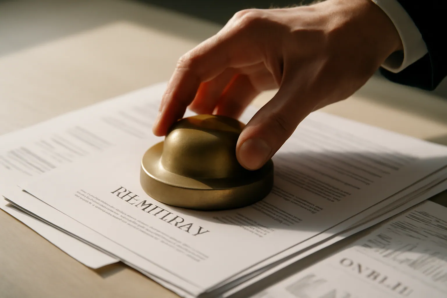 Securing leverage in an estate settlement negotiation