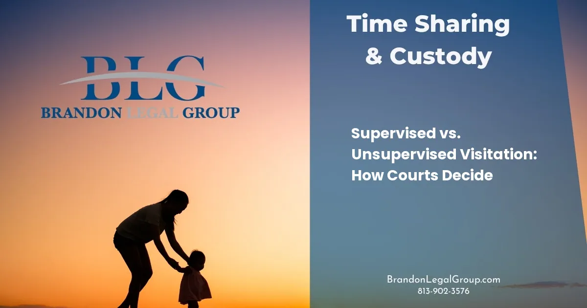 Supervised vs. Unsupervised Visitation: How Courts Decide