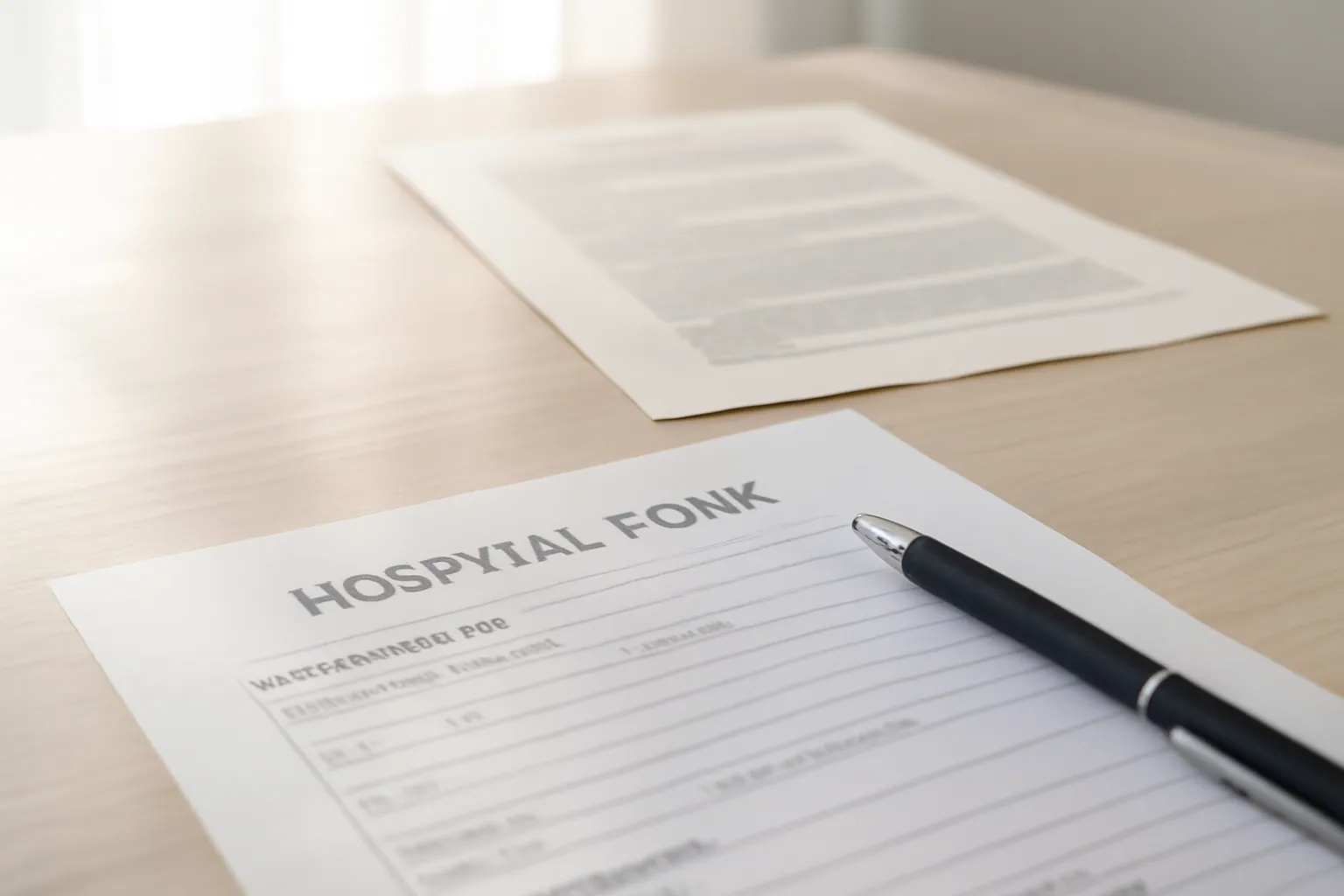 Unmarried father's incomplete parental rights form
