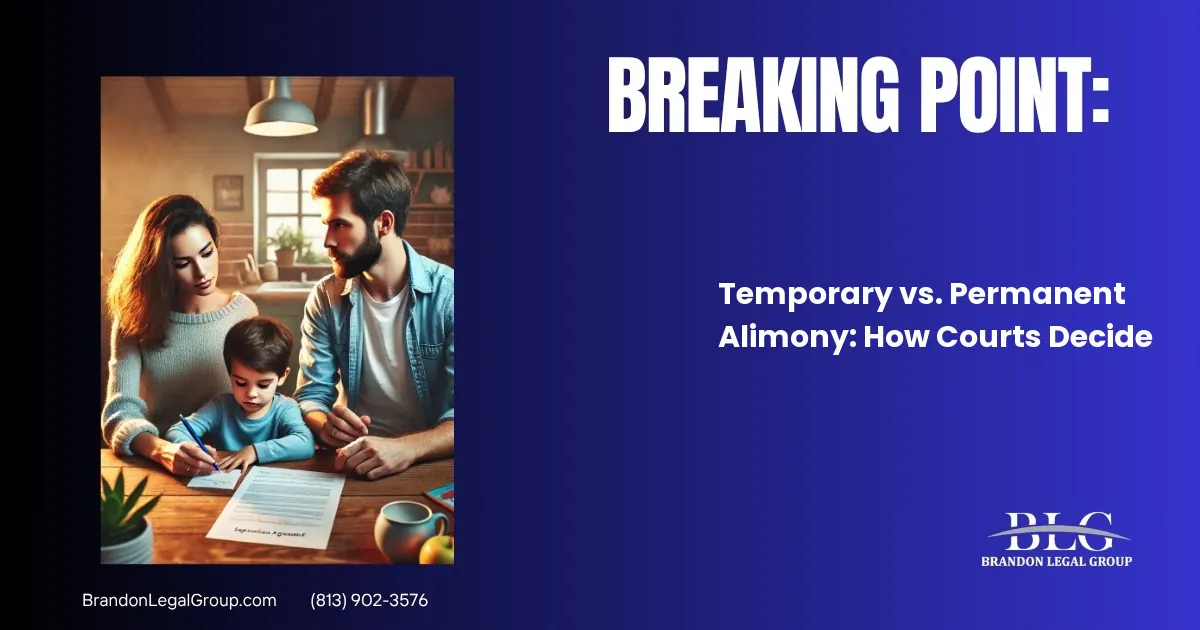 Temporary vs. Permanent Alimony: How Courts Decide